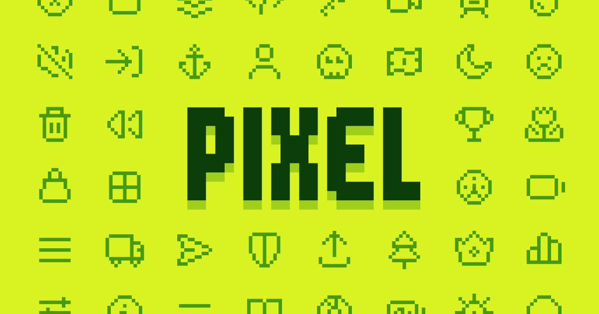 Pixel Icon Pack | Font Awesome