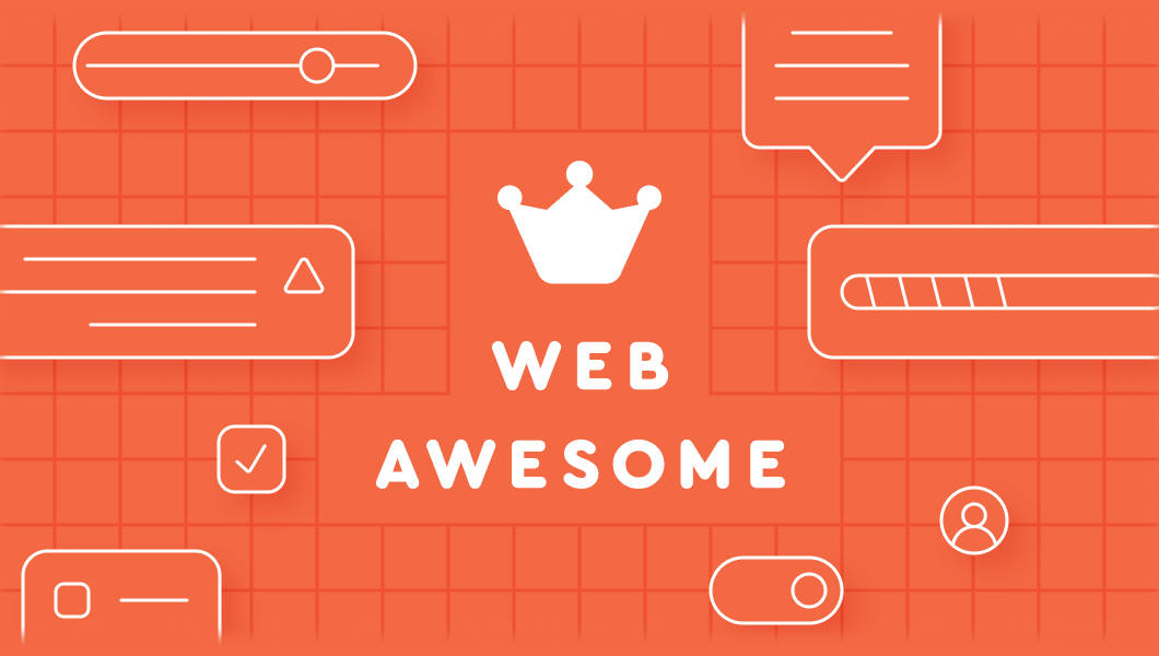 Web Awesome Logo Graphic